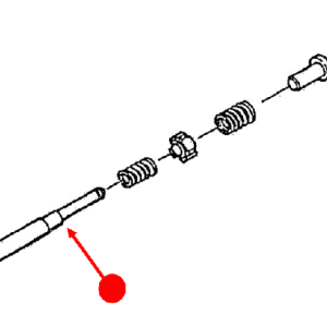 Control shift shaft for the model 70 and 71