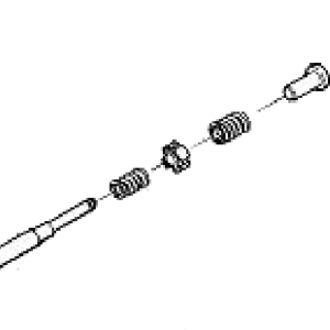 Control shaft assembly for the Model 61SL 70SL 71ED