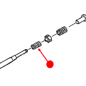 Control shaft spring (left)