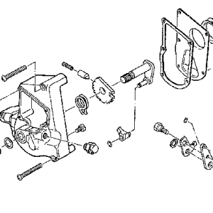 Shifter case assembly (Silver)