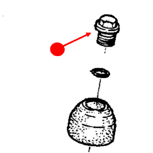 Fork inner tube cap set of two