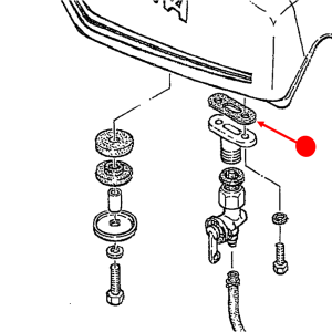 Gasket - fuel cock adapter gasket