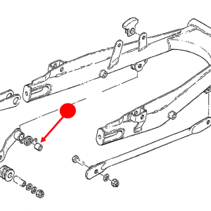 Chain tensioner pivot Models 70 71