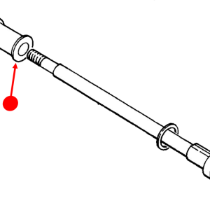 Rear hub shaft collar (right)