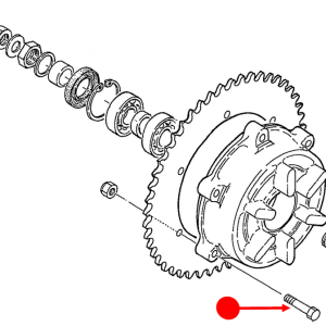 Rear sprocket bolt (m8)