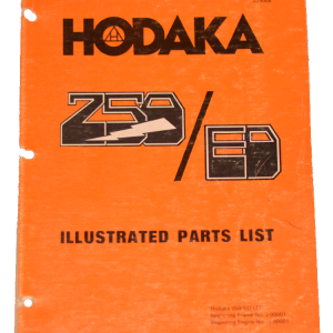 Used original stock Hodaka illustrated parts schematics for the Model 71 (8 1/2 x 11")
