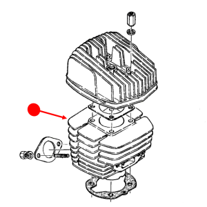 Very Rare DS80 top end assembly