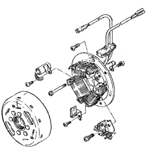 Flywheel magneto assembly