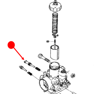 Throttle adjusting screw