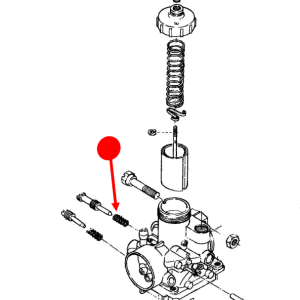 Air adjusting screw spring