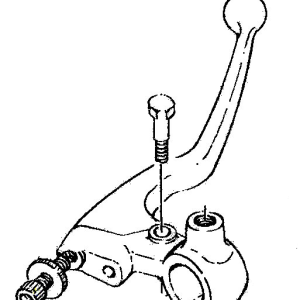 Front brake lever assembly
