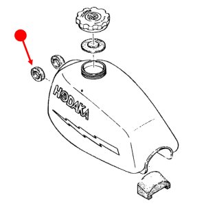 Fuel tank rubber mount (front)