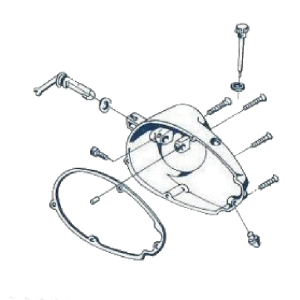 Clutch side cover assembly