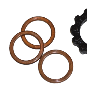 Exhaust nut gasket pkg of 3 Model 90 92 92B 92B+ Early 93