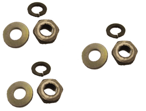 Primary gear main shaft nut pk of 3