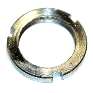 Frame steering head setting nut