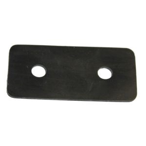 License plate bracket setting rubber pad