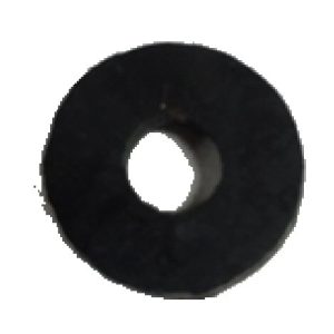 Muffler side cover setting rubber seat