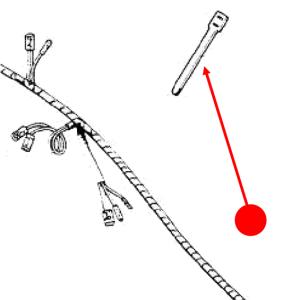 Wire harness clip (Aluminum)