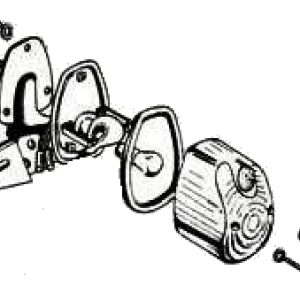 Taillight and stop lamp assembly