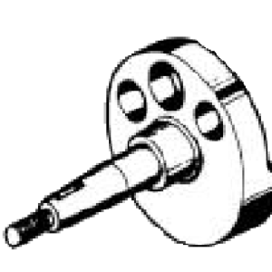 Crank shaft (magneto side)