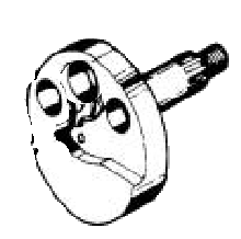 Crank shaft (clutch side)