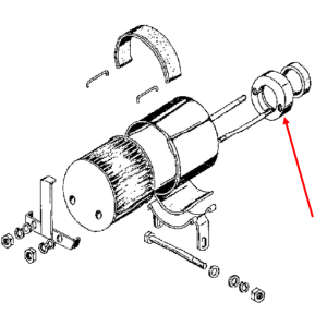 Air cleaner joint for the Model Ace 90R