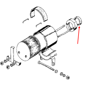 Air cleaner rubber seal