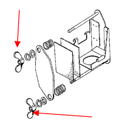 Battery butterfly nut