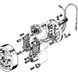 Flywheel magneto assembly