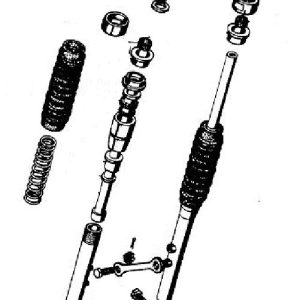 Front fork assembly (1-1/1-26, 1-30/1-33)