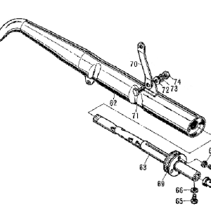 Muffler assembly (62/75)