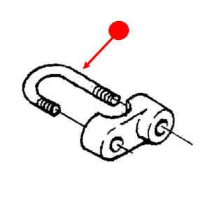 Exhaust clamp U bolt