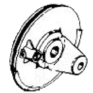 Backing plate (black)