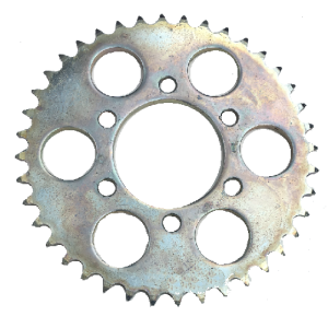N.O.S. 40 tooth .420 chain steel rear sprocket for Models  92B+ 93A 93B 96 / six bolt hub
