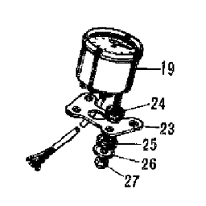 Speedometer assembly for Model 92 Ace 100