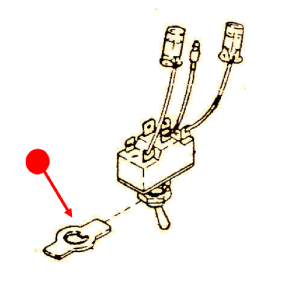 Emergency switch name plate