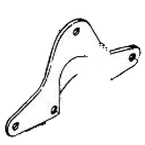 Reflex reflector bracket (tail)