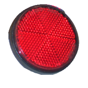 Reflex reflector (red) rear side/tail