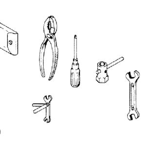 Tool kit assembly 929500a for the 92B and B+
