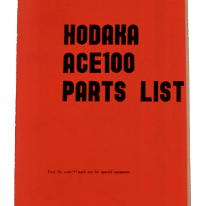 Original stock Hodaka illustrated parts schematics for the Model Ace 92 (5 1/2 x 8 1/2")
