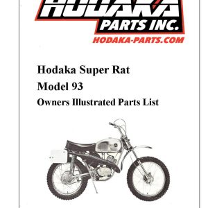 Model 93 Super Rat parts schematics