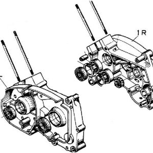 Crankcase assembly / right and left sides
