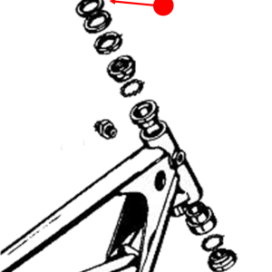 Steering head washer