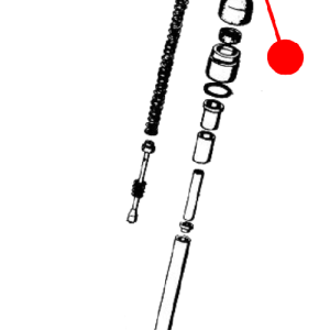 Fork inner tube cap washer