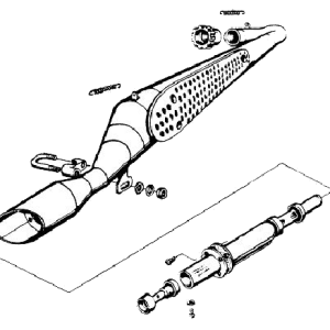 Exhaust system assembly Model 93B