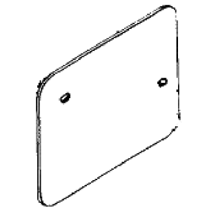 Competition number plate (side)