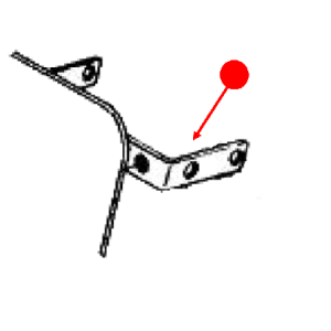 Super Rat front number plate bracket