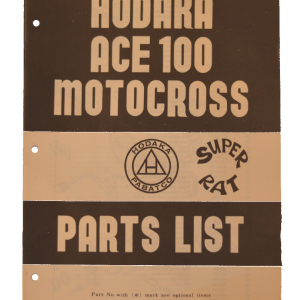 Original stock Hodaka illustrated parts schematics for the Model 93 (7 x 10")