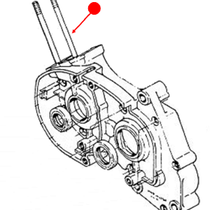 Cylinder stud bolt (m8)